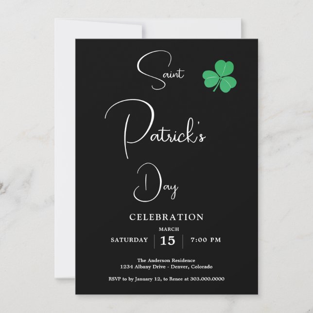 Invitación Fiesta del Día de los Patrocinadores (Anverso)