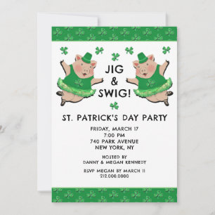 Invitación Fiesta del Día de San Patricio