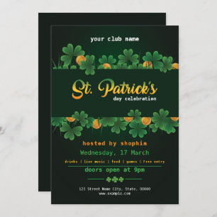 Invitación Fiesta del Día de San Patricio