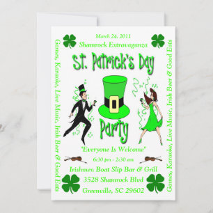 Invitación Fiesta del Día de San Patricio