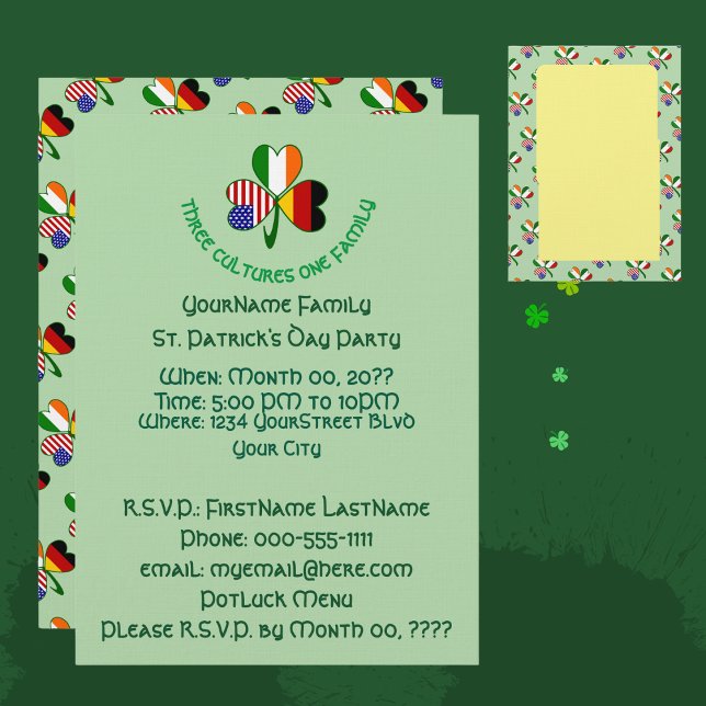 Invitación Fiesta del Día de San Patricio (Subido por el creador)
