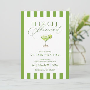 Invitación Fiesta del Día de San Patricio Vamos a Shamrockear