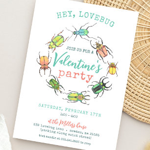 Invitación Fiesta del Día de San Valentín Hey Lovebug