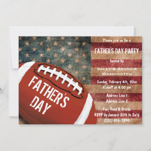 Invitación Fiesta del Día del Padre Patriótico en el fútbol
