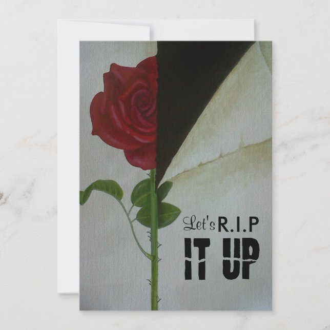 Invitación Fiesta del divorcio (Anverso)