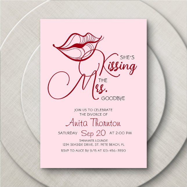 Invitación Fiesta del divorcio de despedida (Subido por el creador)