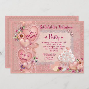 Invitación Fiesta del el día de San Valentín del amor