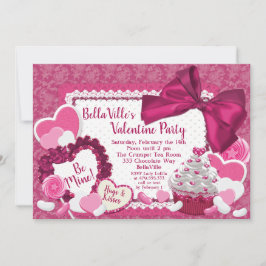 Invitación Fiesta del el día de San Valentín del amor