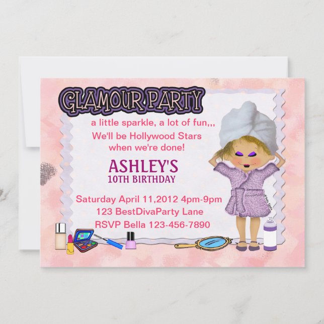Invitación Fiesta del encanto (Anverso)