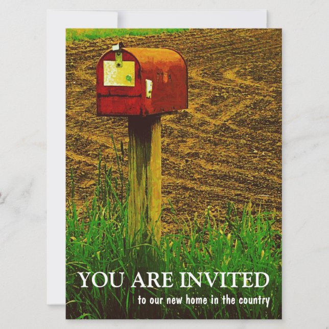 Invitación Fiesta del estreno de una casa - nuevo hogar del (Anverso)