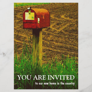 Invitación Fiesta del estreno de una casa - nuevo hogar del