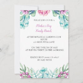 Invitación Fiesta del evento del Día de la Madre