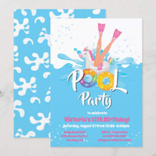 Invitación Fiesta del fondo de los filipinos de Unicorn