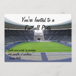 Invitación Fiesta del fútbol