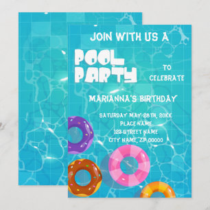 Invitación Fiesta del grupo Cualquier cumpleaños de edad