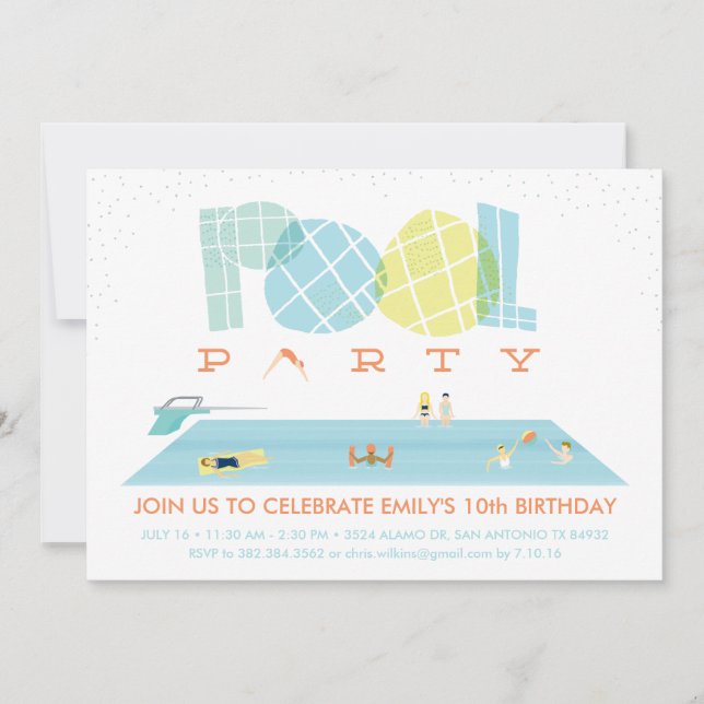 Invitación Fiesta del grupo de servidores de dispersión (Anverso)