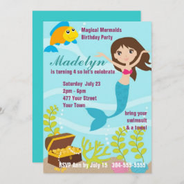 Invitación Fiesta del grupo de sirvientas mágicas