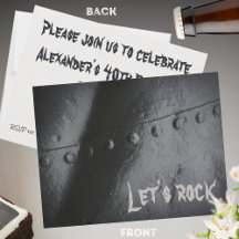 Fiesta del hombre minimalista metalizado negro