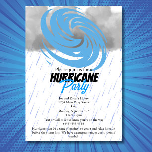 Invitación Fiesta del huracán
