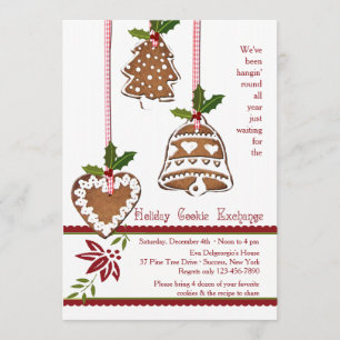 Invitación Fiesta del intercambio de las decoraciones de la