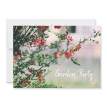 Fiesta del Jardín Floral de verano de Hummingbird