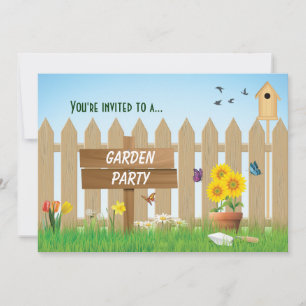 Invitación Fiesta del Jardín Sunny Day