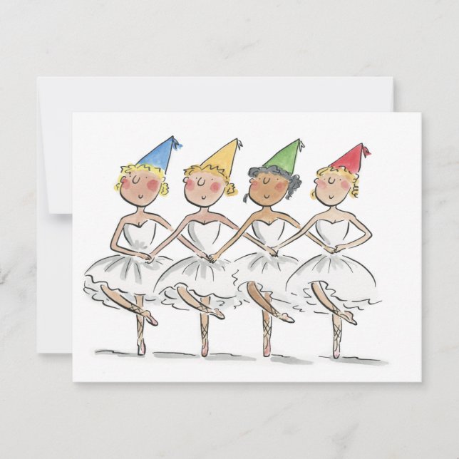 Invitación Fiesta del lago Swan (Anverso)