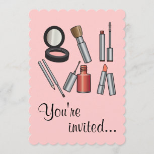 Invitación Fiesta del maquillaje