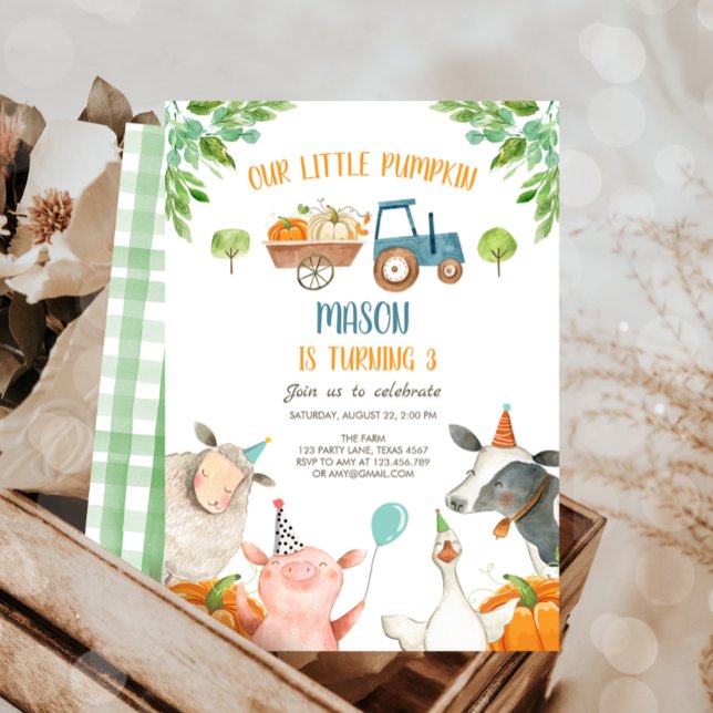 Invitación Fiesta del niño de la explosión de la calabaza Bar (Subido por el creador)