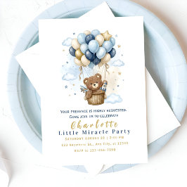 Invitación Fiesta del Osito de Peluche Adorable