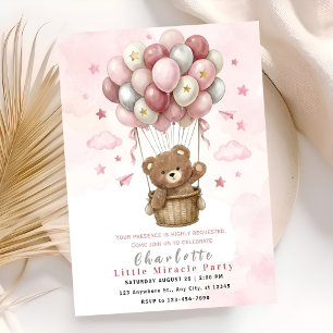 Invitación Fiesta del Osito Teddy Adorable