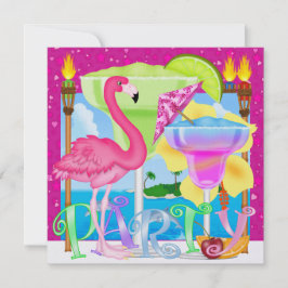 Invitación Fiesta del paraíso / Luau - SRF