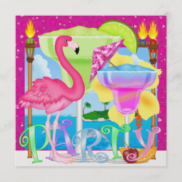 Invitación Fiesta del paraíso / Luau - SRF