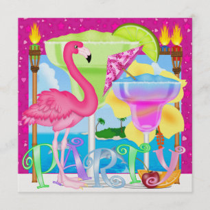 Invitación Fiesta del paraíso / Luau - SRF