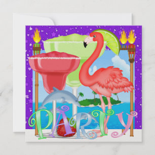 Invitación Fiesta del paraíso / Luau - SRF