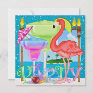 Invitación Fiesta del paraíso / Luau - SRF