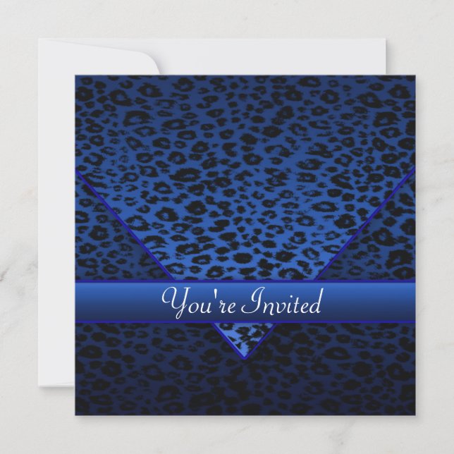 Invitación Fiesta del Partido Leopardo Azul de la Marina Real (Anverso)