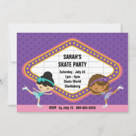 Invitación Fiesta del patinaje de hielo