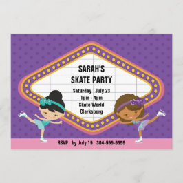 Invitación Fiesta del patinaje de hielo