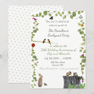 Invitación Fiesta del patio trasero:Invitaciones