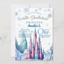 Invitación Fiesta del primer cumpleaños de la Princesa de One