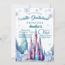 Invitación Fiesta del primer cumpleaños de la Princesa de One
