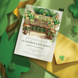 Invitación Fiesta del pub St. Patrick's Day