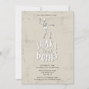 Invitación Fiesta del Skeleton de Halloween