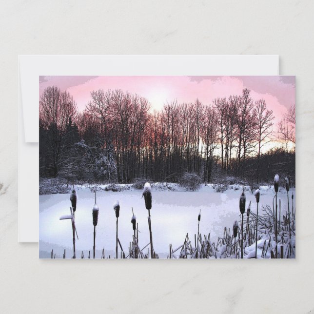 Invitación Fiesta del solsticio de invierno (Anverso)