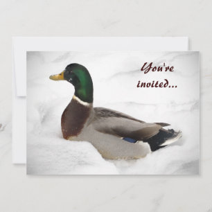 Invitación Fiesta del solsticio de invierno de Duck
