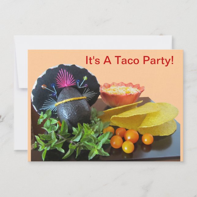 Invitación Fiesta del Taco (Anverso)