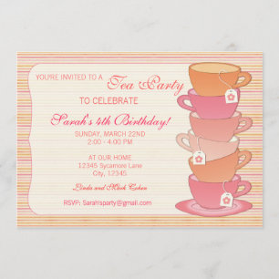 Invitación Fiesta del té