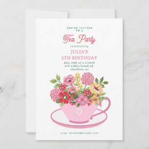 Invitación Fiesta del Té