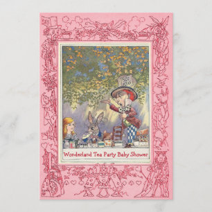 Invitación Fiesta del té Baby Shower del país de las